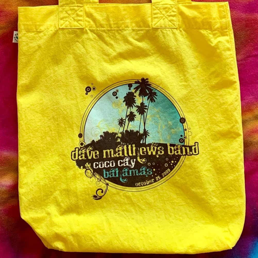 Dave Matthews Band Tote Bag DMB Coco Cay Bahamas 2009